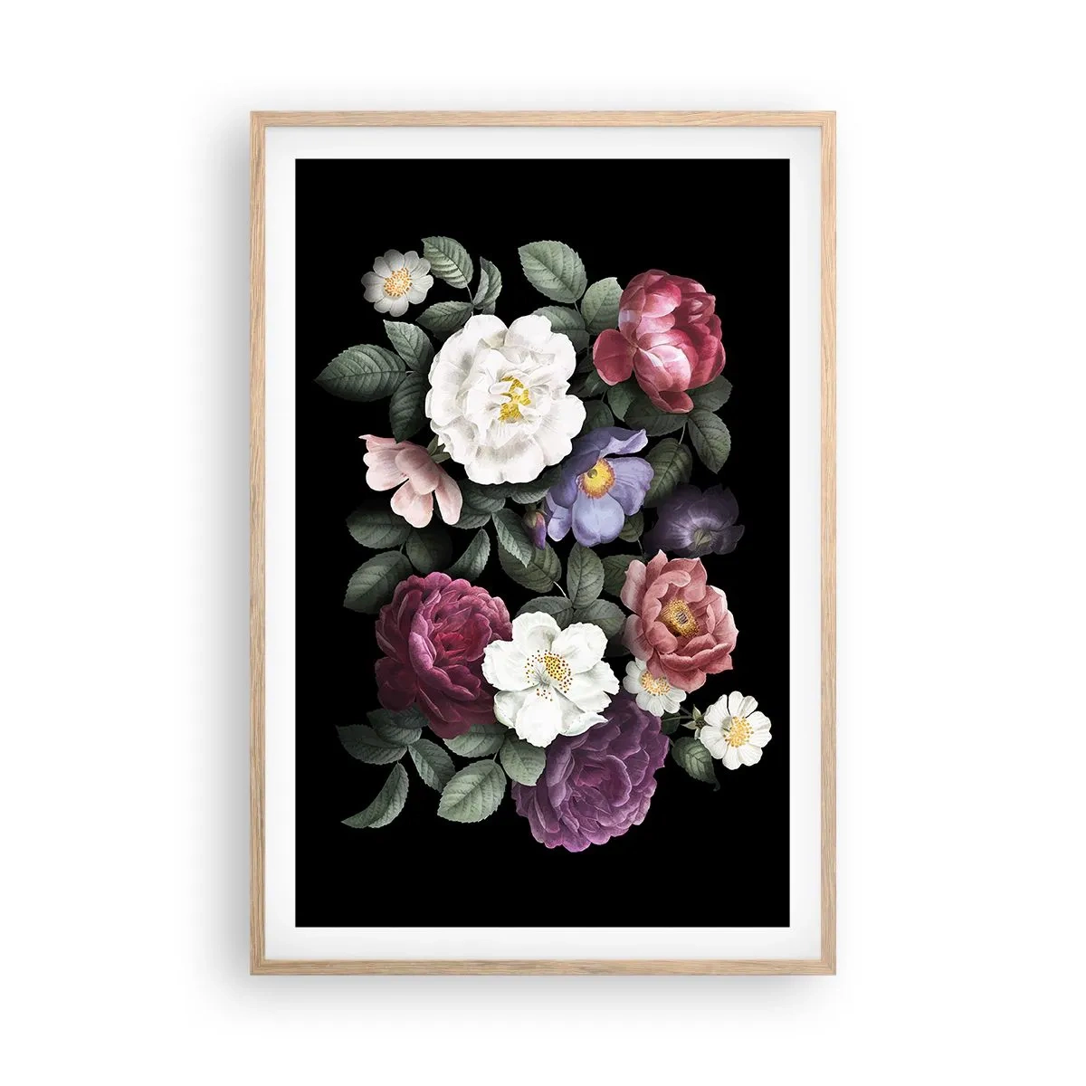 Poster in light oak frame - From an English Garden - 61x91 cm