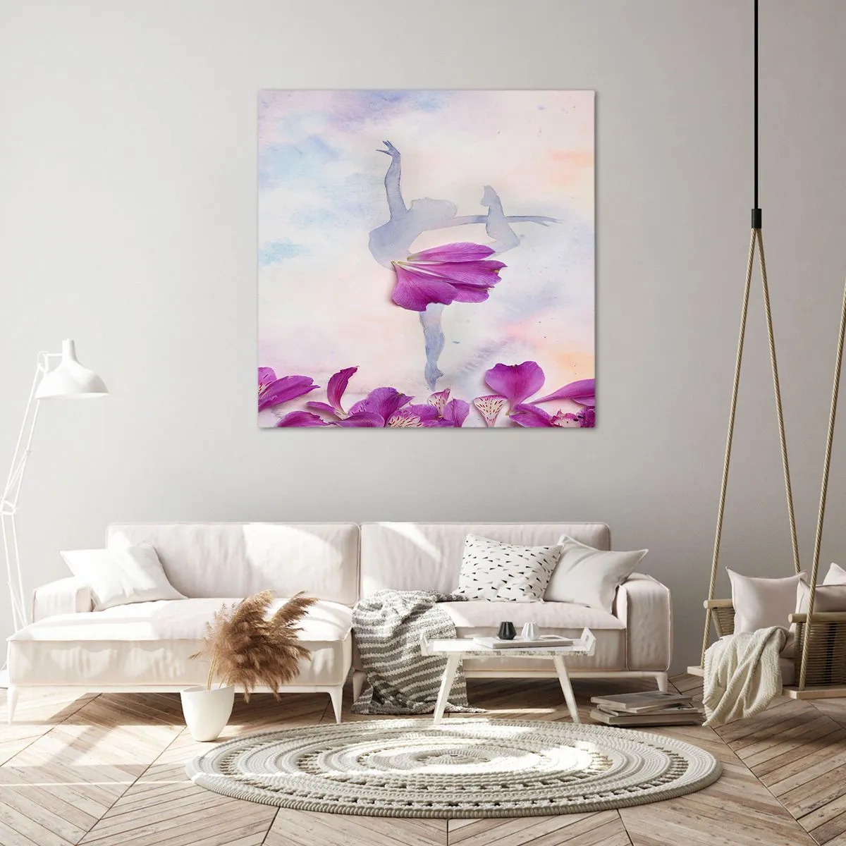 Canvas picture - Delicate Like a Flower - 60x60 cm