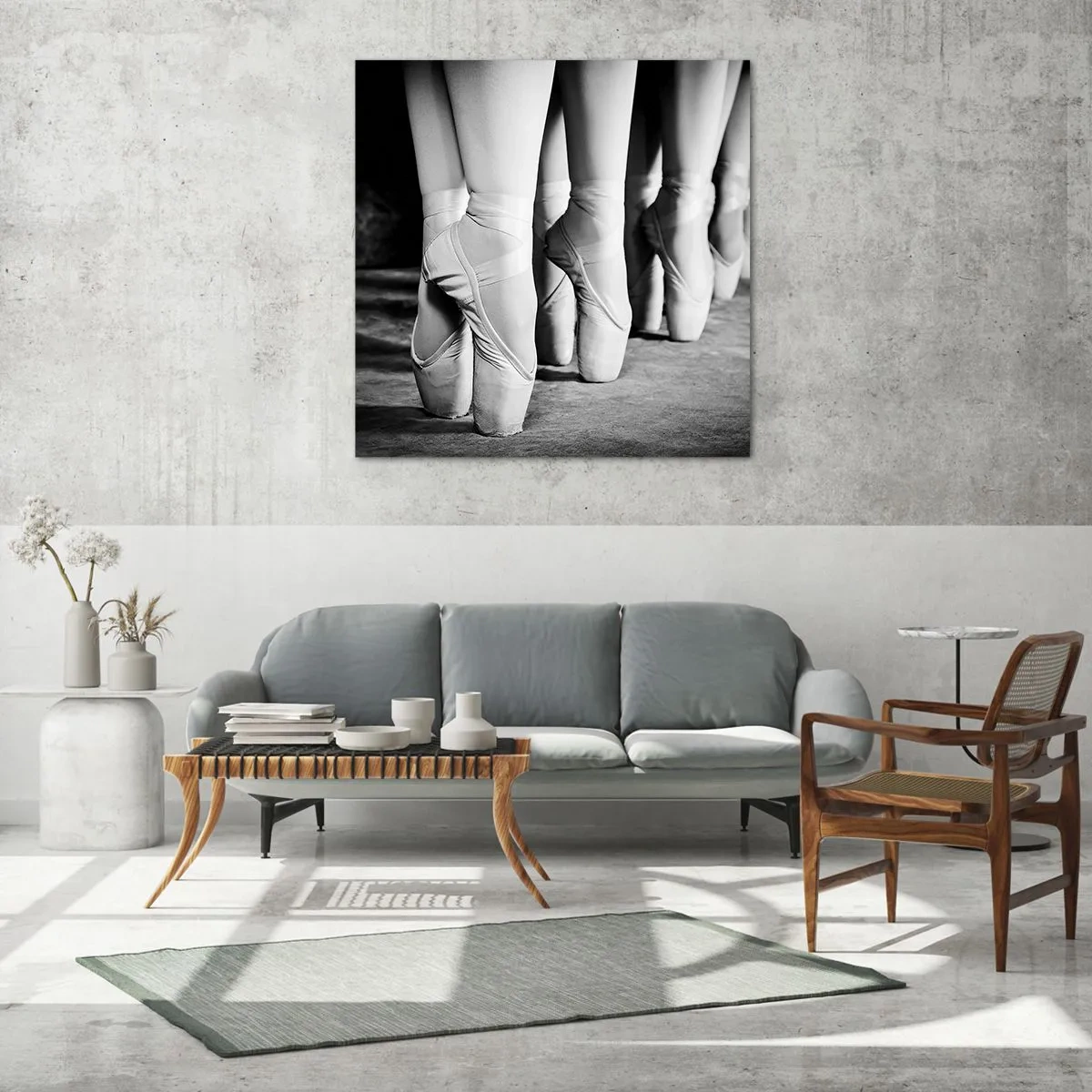 Glass picture - Together, Lightly - 50x50 cm