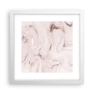 Poster in white frmae - In Pink - 30x30 cm