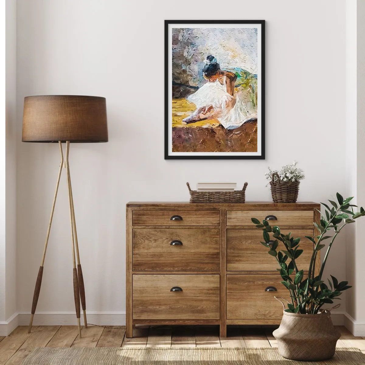 Poster in black frame - From Degas' Painting - 40x50 cm