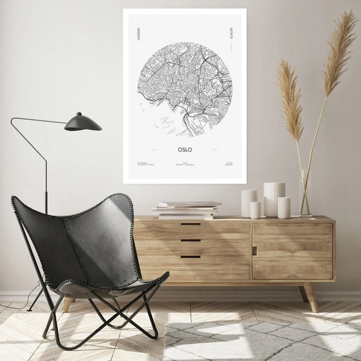 Poster - Anatomy of Oslo - 40x50 cm