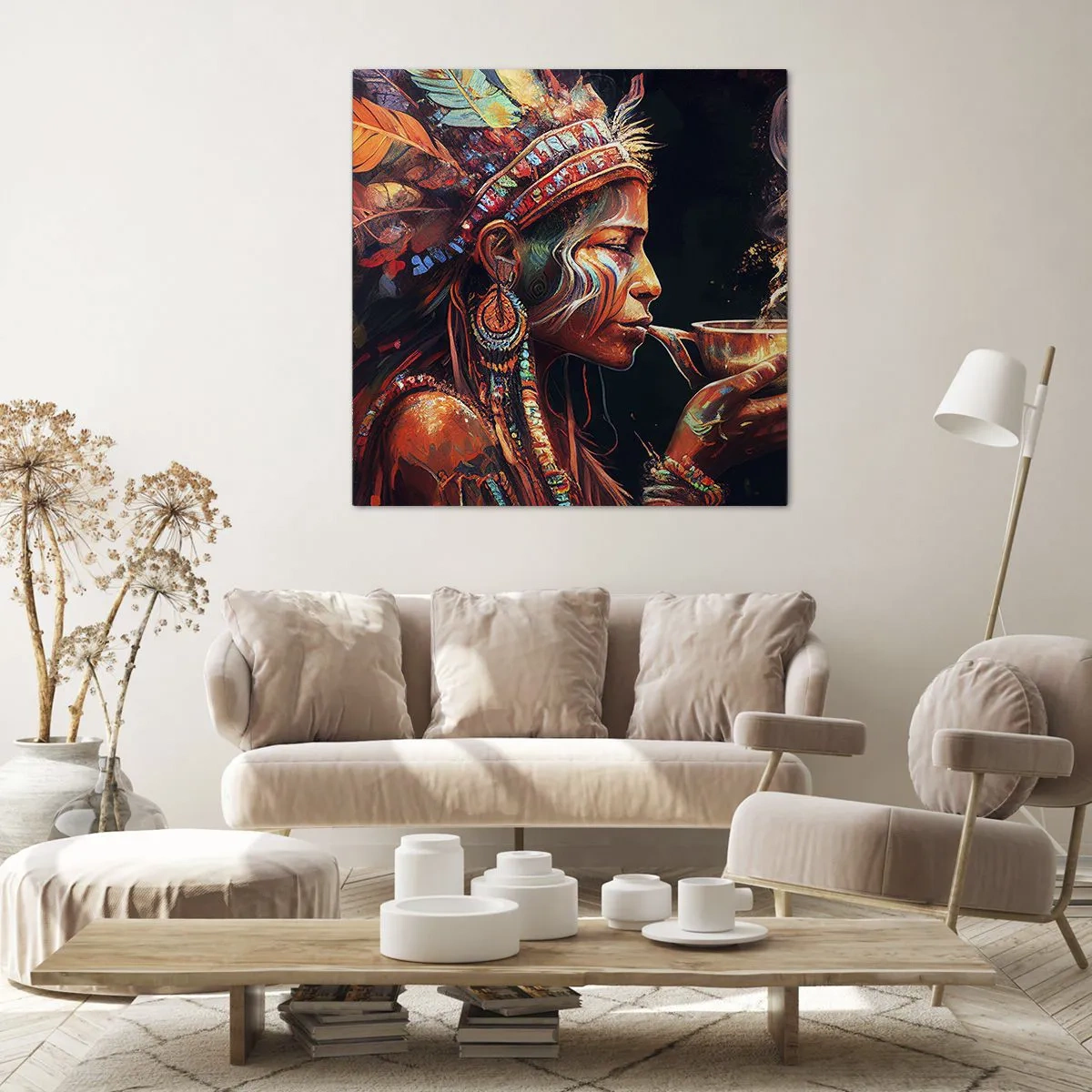 Canvas picture - Magical Ritual - 50x50 cm