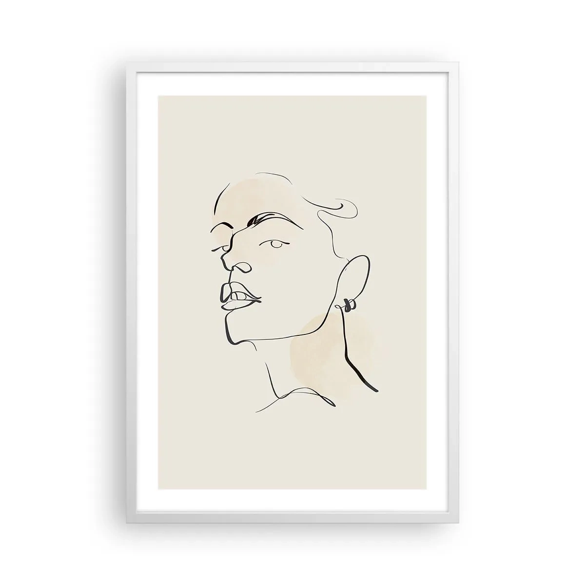 Poster in white frmae - Proud Look - 50x70 cm
