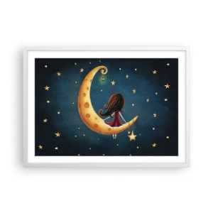 Poster in white frmae - Once Upon a Time… - 70x50 cm