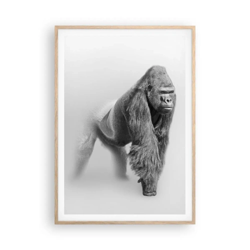 Poster in light oak frame - Certain of Its Strength - 70x100 cm
