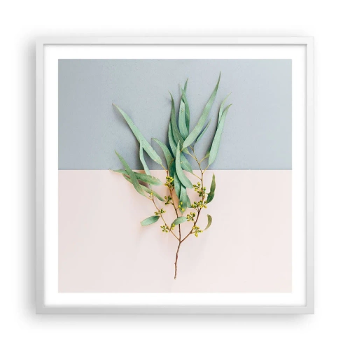 Poster in white frmae - Pastel Subtlety - 60x60 cm