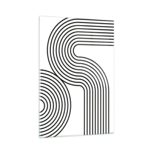 Glass picture - On the Curve - 80x120 cm