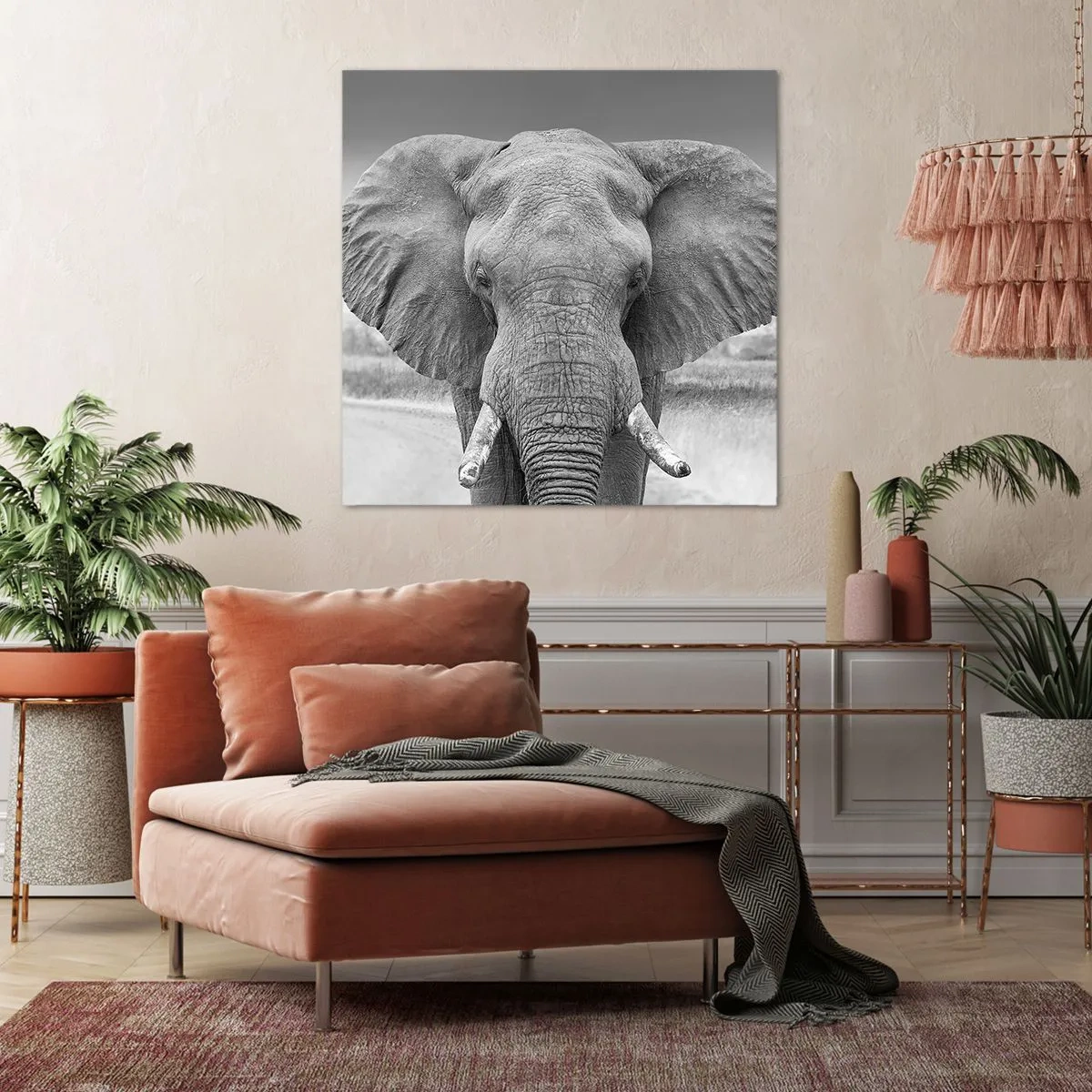 Canvas picture - Welcome to My World - 50x50 cm