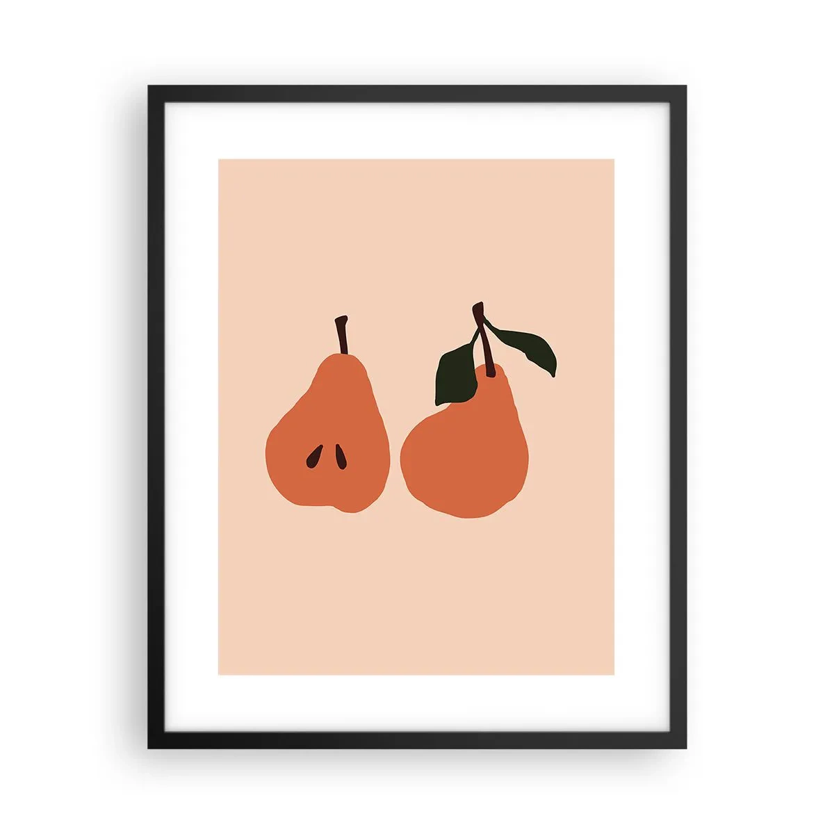 Poster in black frame - Overly Sweet - 40x50 cm