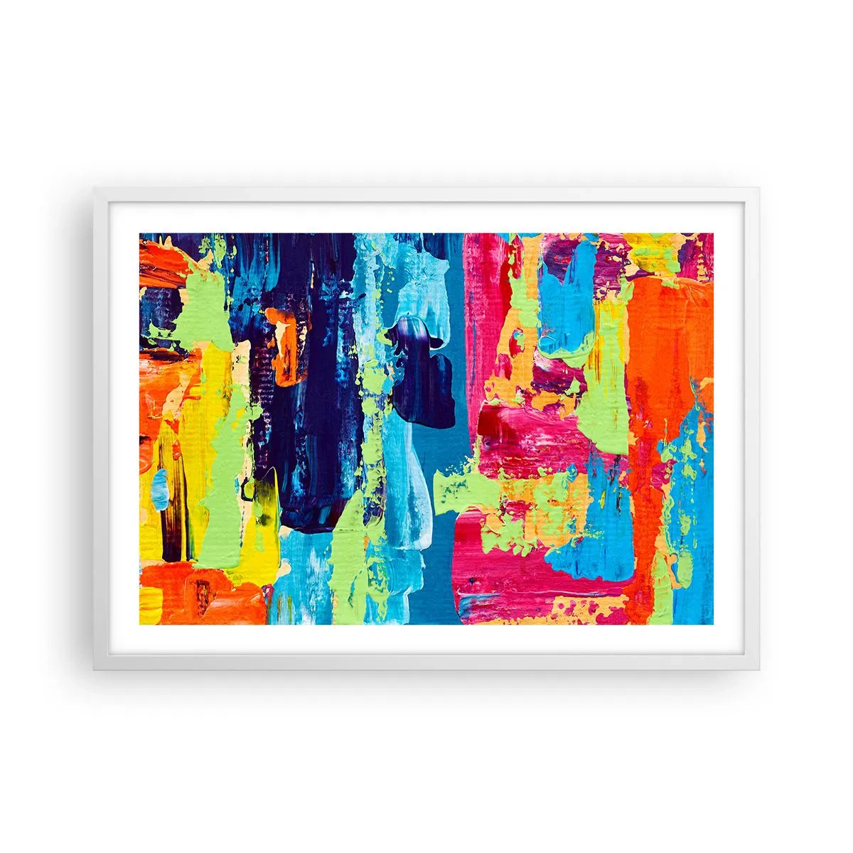 Poster in white frmae - Life Is Beautiful! - 70x50 cm