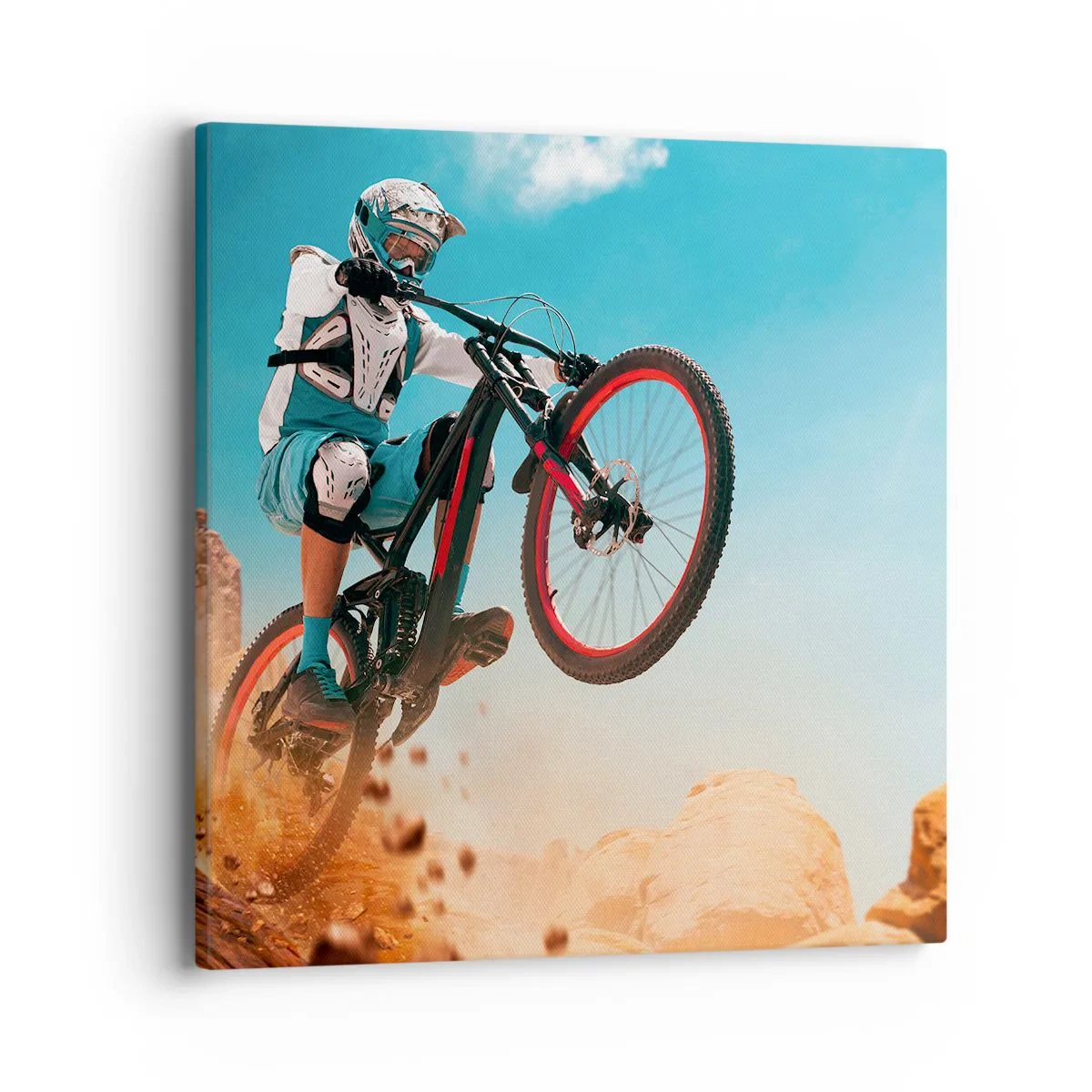Canvas picture - Madness on Wheels - 40x40 cm