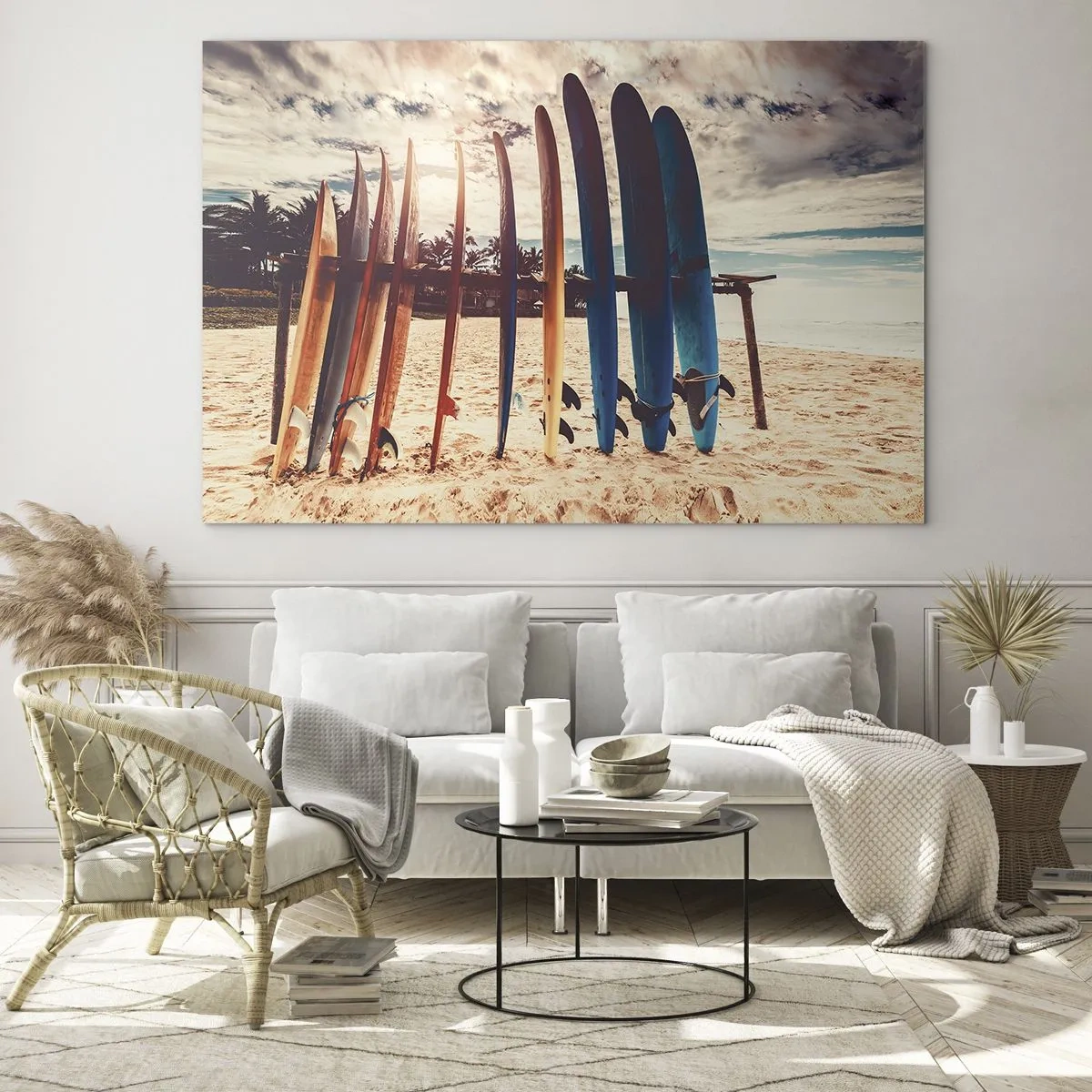 Glass picture - Goodnight, See You Tomorrow - 100x70 cm