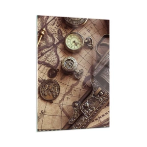 Glass picture - Adventure Calls - 50x70 cm