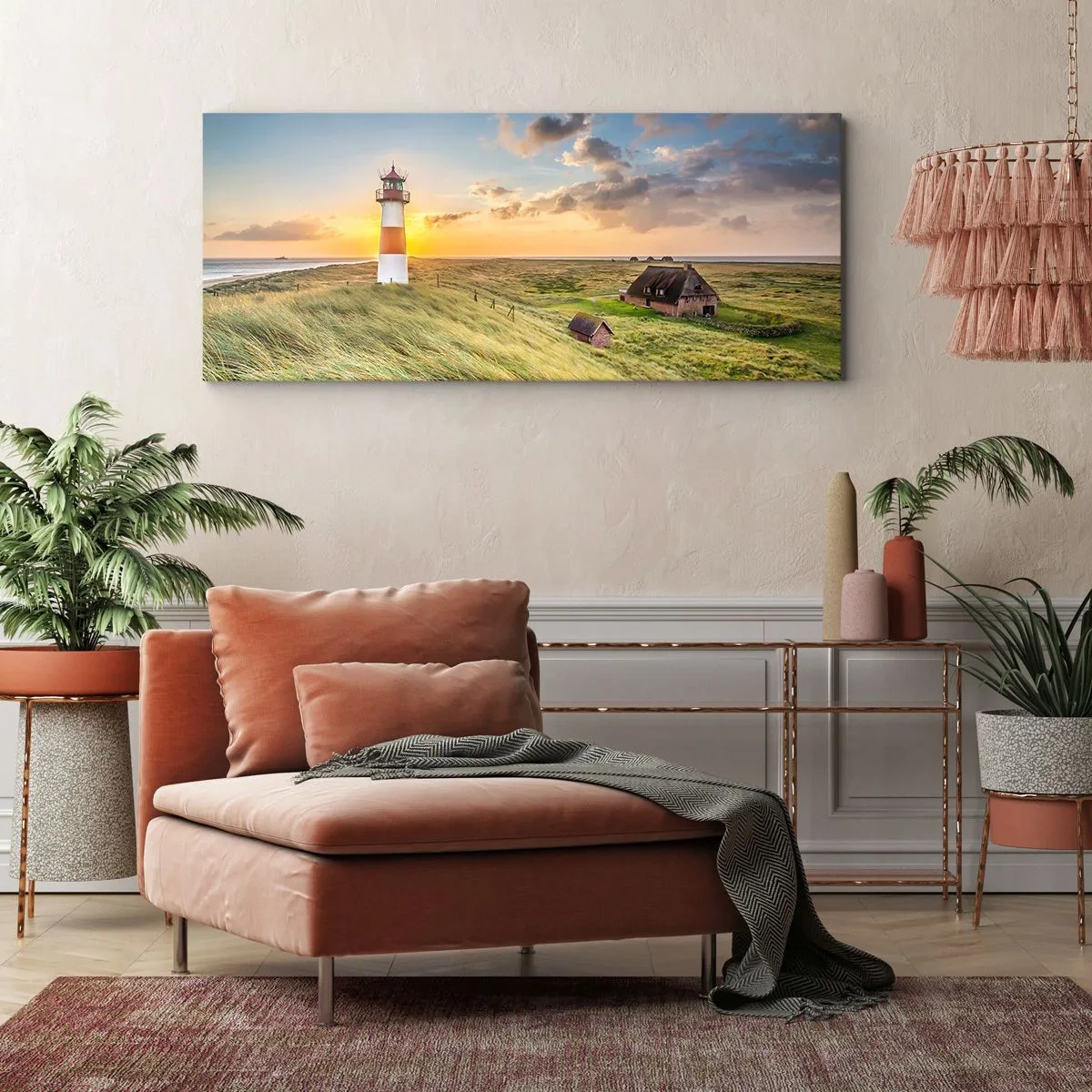 Canvas picture - Between Waves - 90x30 cm