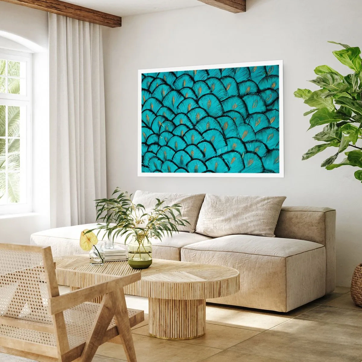 Poster - Great Feather Gala - 100x70 cm