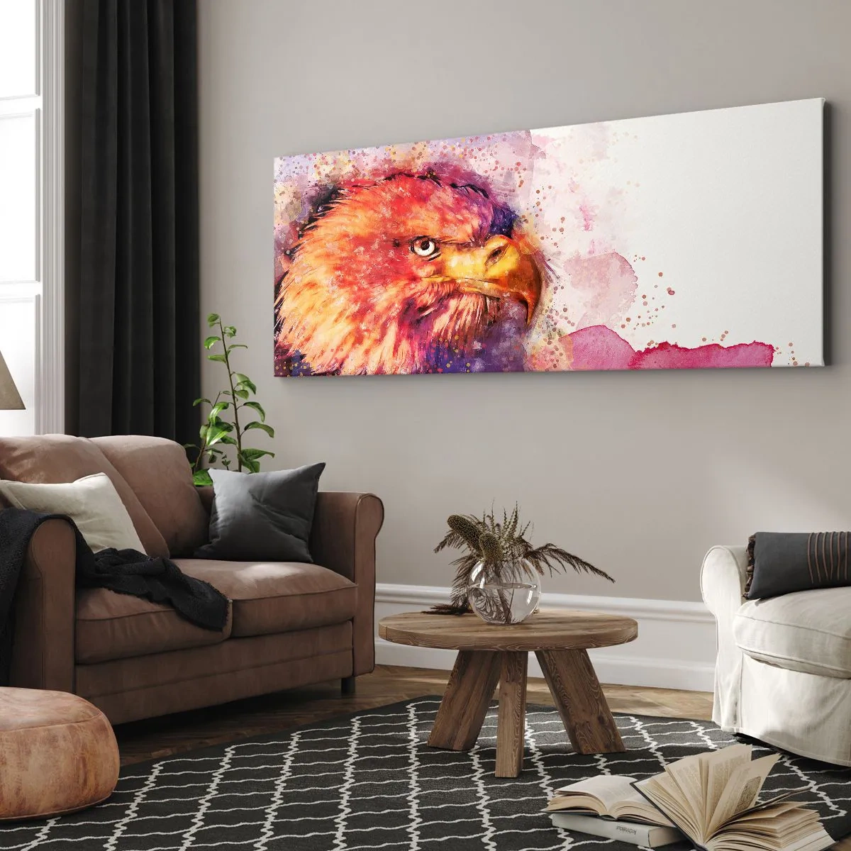 Canvas picture - You Don't Want to Know What I Am Thinking - 140x50 cm