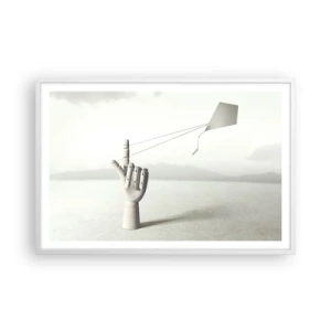 Poster in white frmae - Test of Strengths - 91x61 cm
