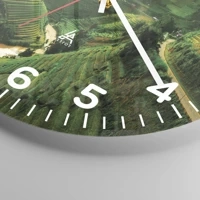 Clock face with numbers