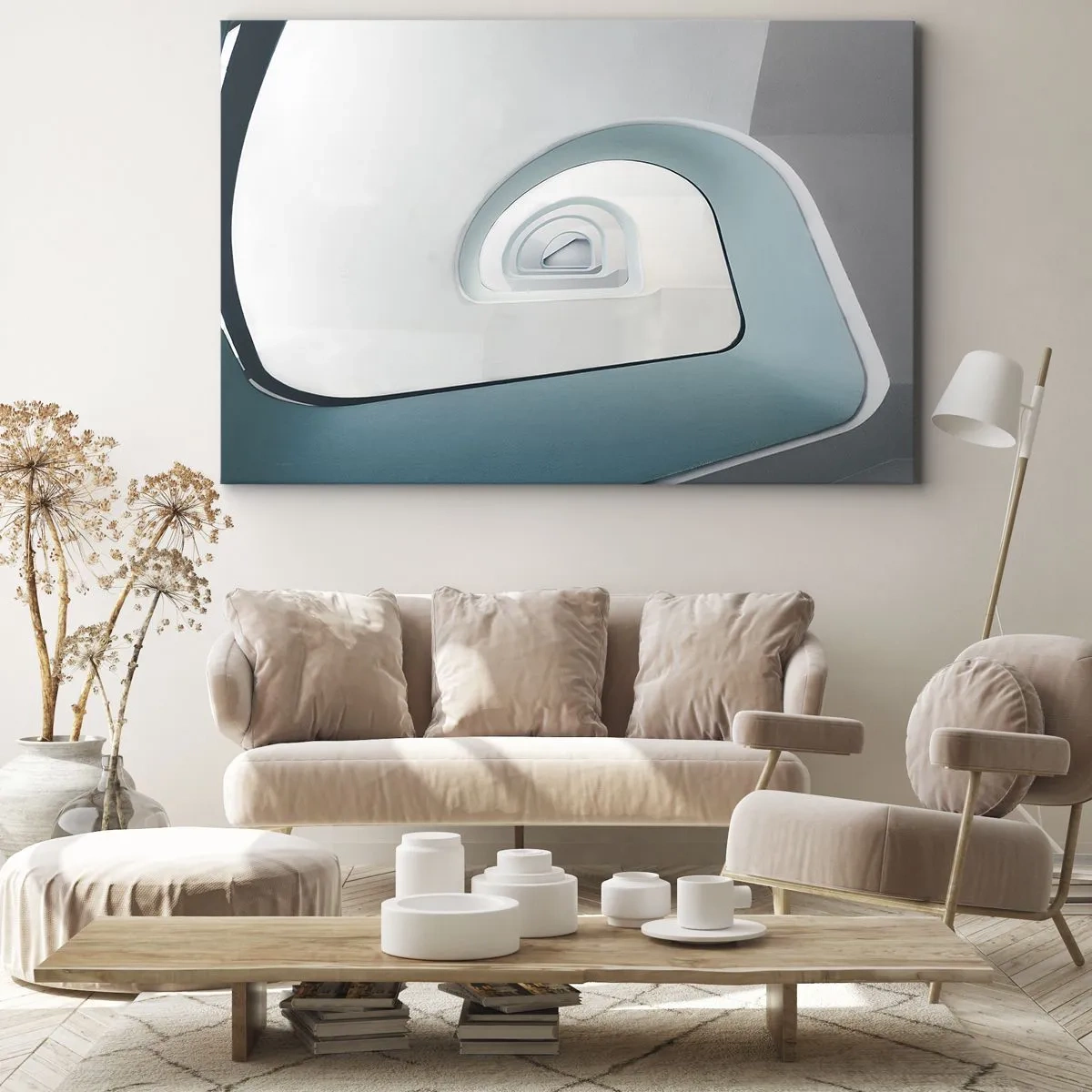 Canvas picture - To the Bottom of Blue - 100x70 cm