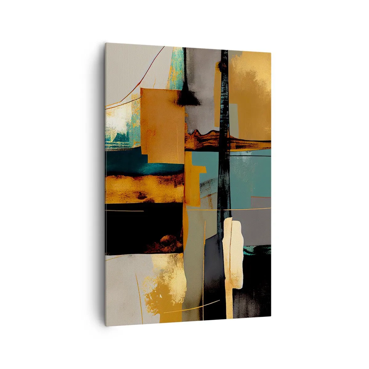 Canvas picture - Abstract - Light and Shadow - 80x120 cm