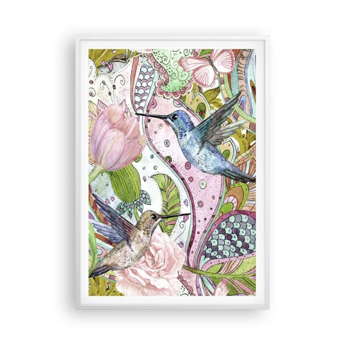 Poster in white frmae - Entwined in the Vines - 70x100 cm