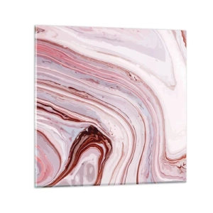 Glass picture - Straight then to the Bottom Right - 70x70 cm