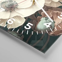 Clock face with numbers