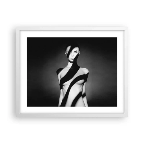 Poster in white frmae - In the Light and in the Shadow - 50x40 cm