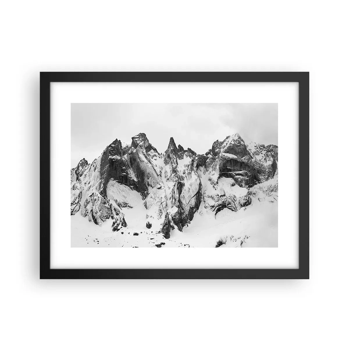Poster in black frame - Granite Ridge - 40x30 cm