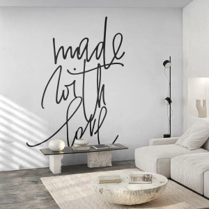 Photo Wallpaper Premium Canvas - Best Brand - Typography, Affirmation, Maxim - 150x105 cm