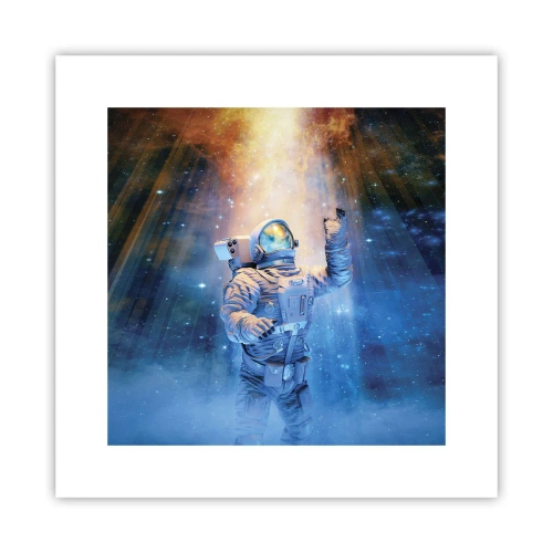 Poster - Finally at the Destination - 30x30 cm