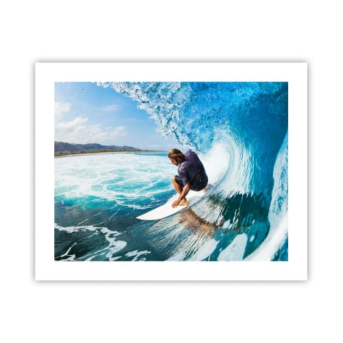 Poster - Dancing with Waves - 50x40 cm