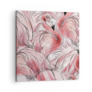 Canvas picture - Bird Corps de Ballet - 50x50 cm