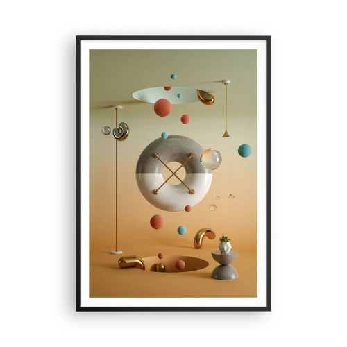 Poster in black frame - Anything Can Happen - 70x100 cm