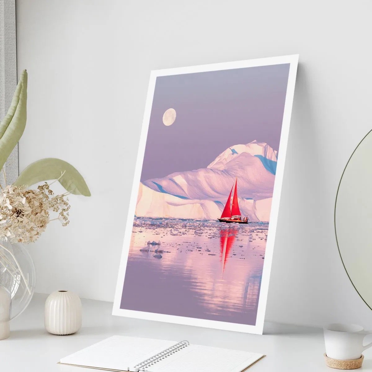 Poster - Heat of the Sail, Cold of the Ice - 40x50 cm