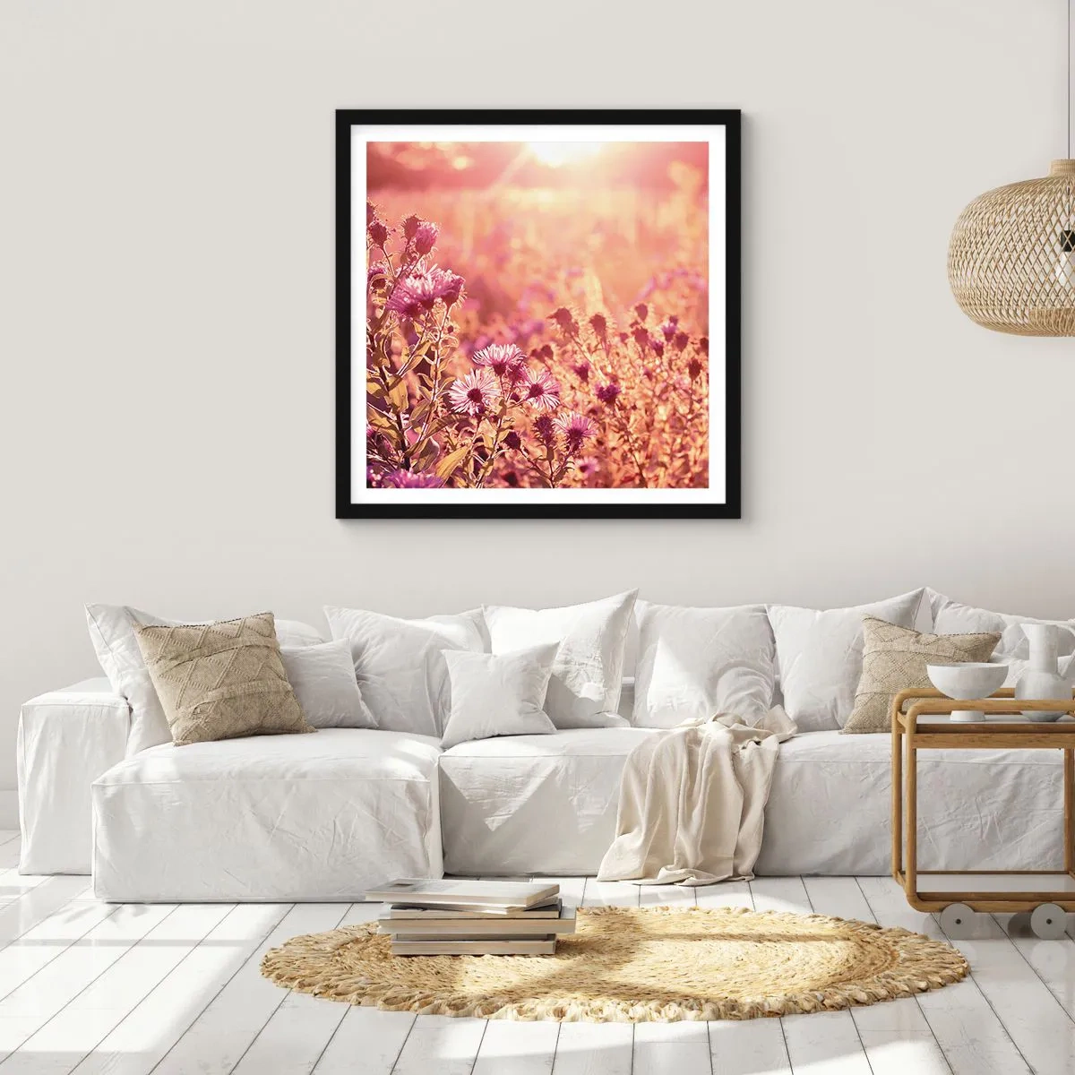 Poster in black frame - Before Summer Goes - 40x40 cm