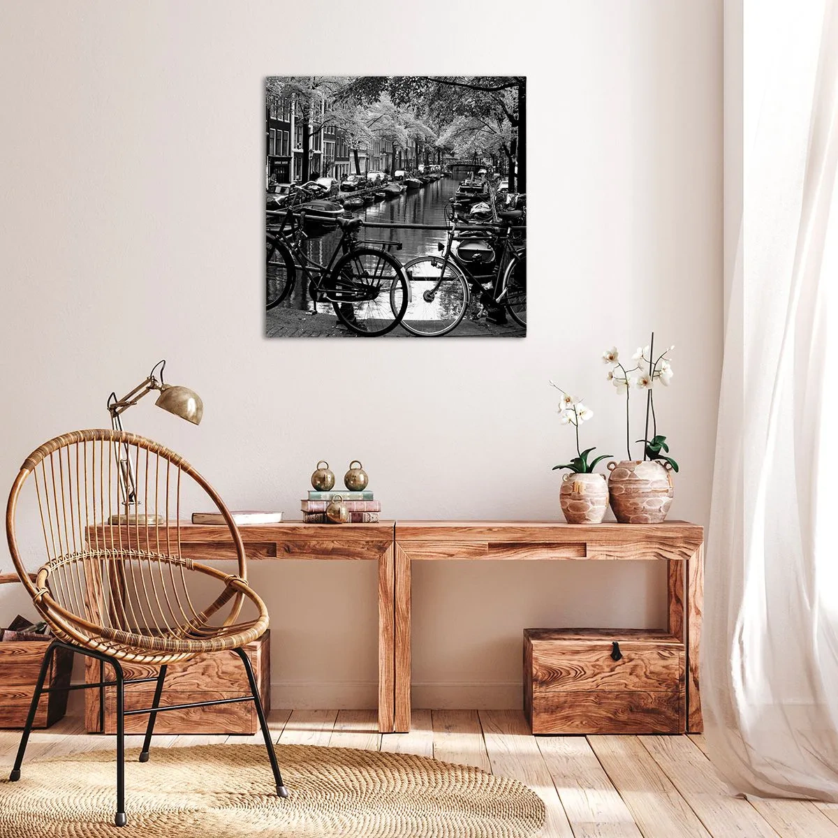 Canvas picture - A Very Dutch View - 30x30 cm