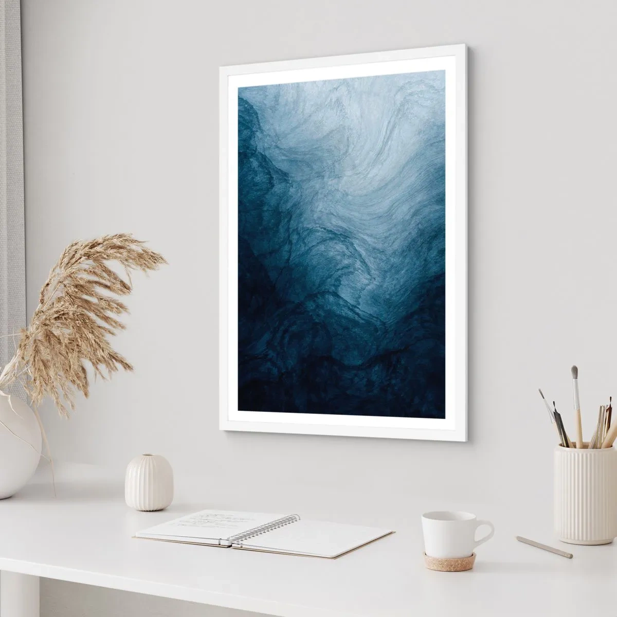 Poster in white frmae - Going Deep - 40x50 cm