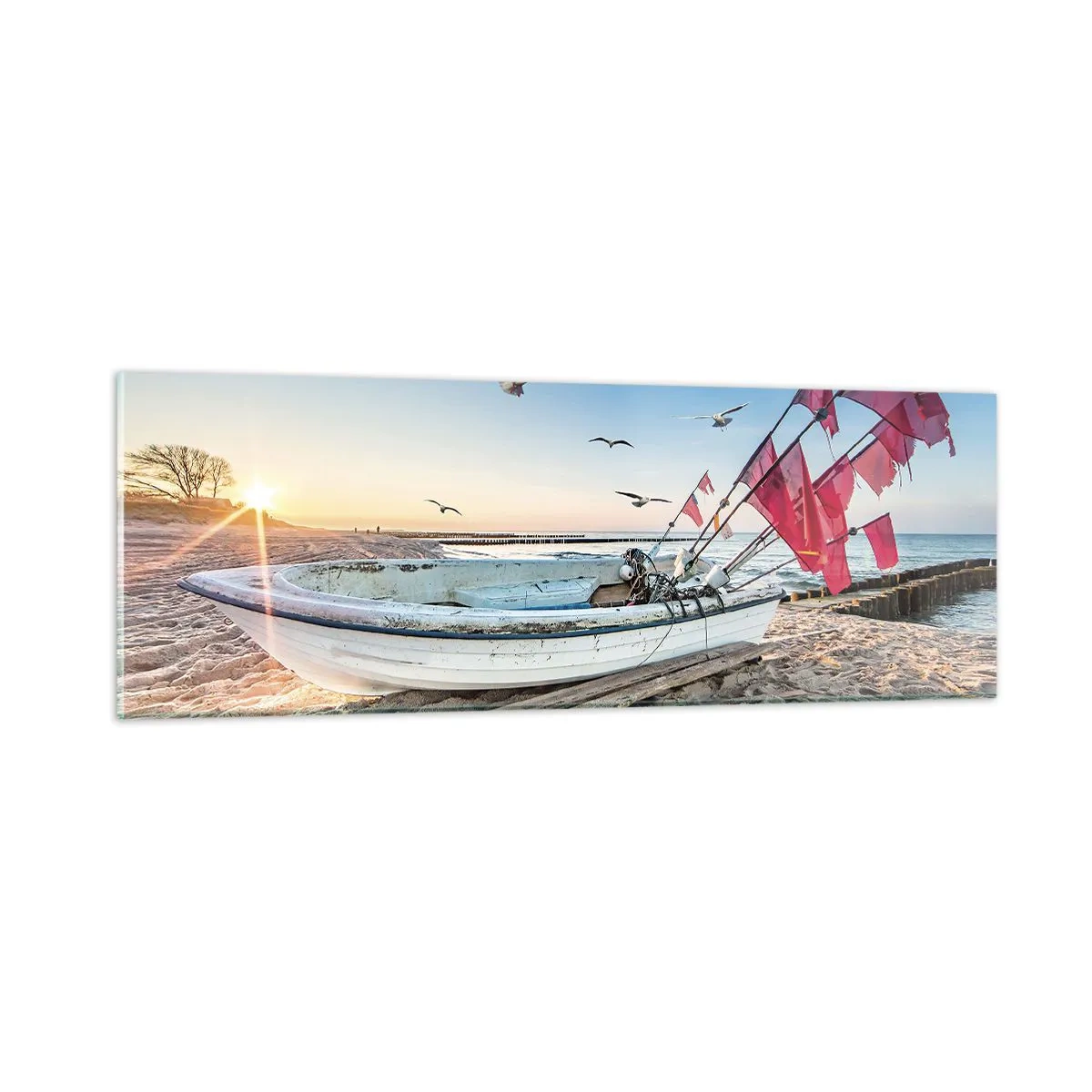 Glass picture - Deserved Rest - 90x30 cm