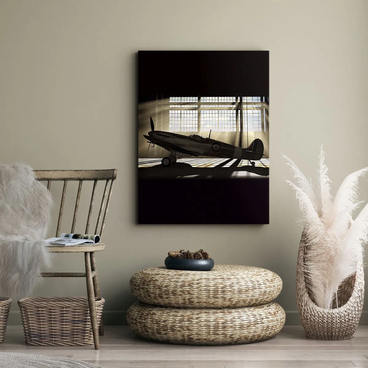 Canvas picture - Warrior's Rest - 50x70 cm