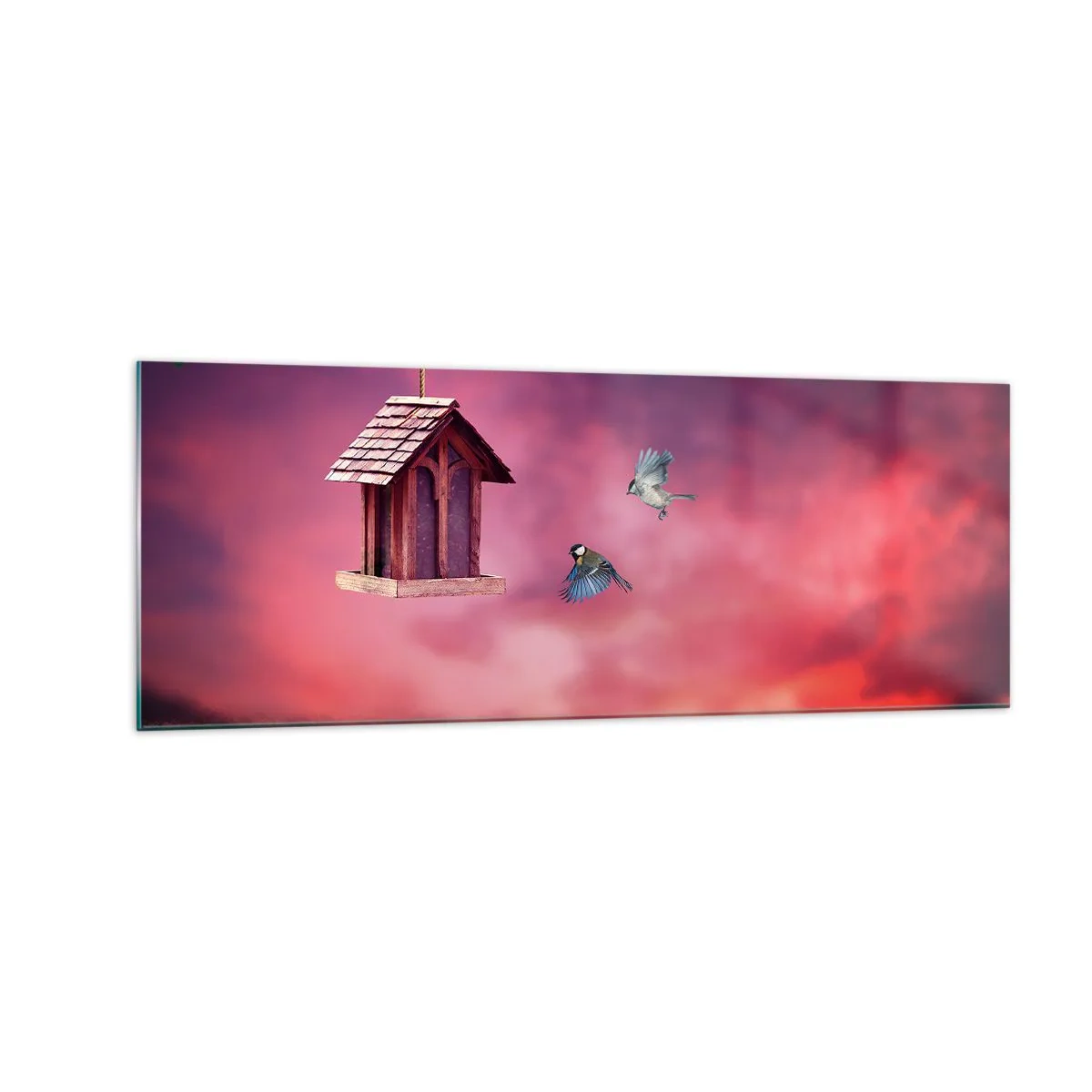 Glass picture - Invitation to Dinner - 140x50 cm