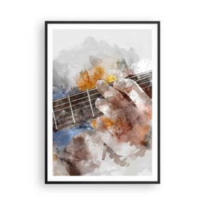 Poster in black frame - Poetry Between Strings - 70x100 cm