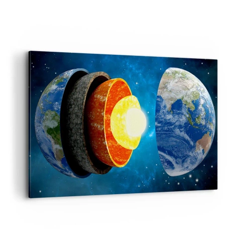 Canvas picture - Journey to the Interior of the Earth - 100x70 cm