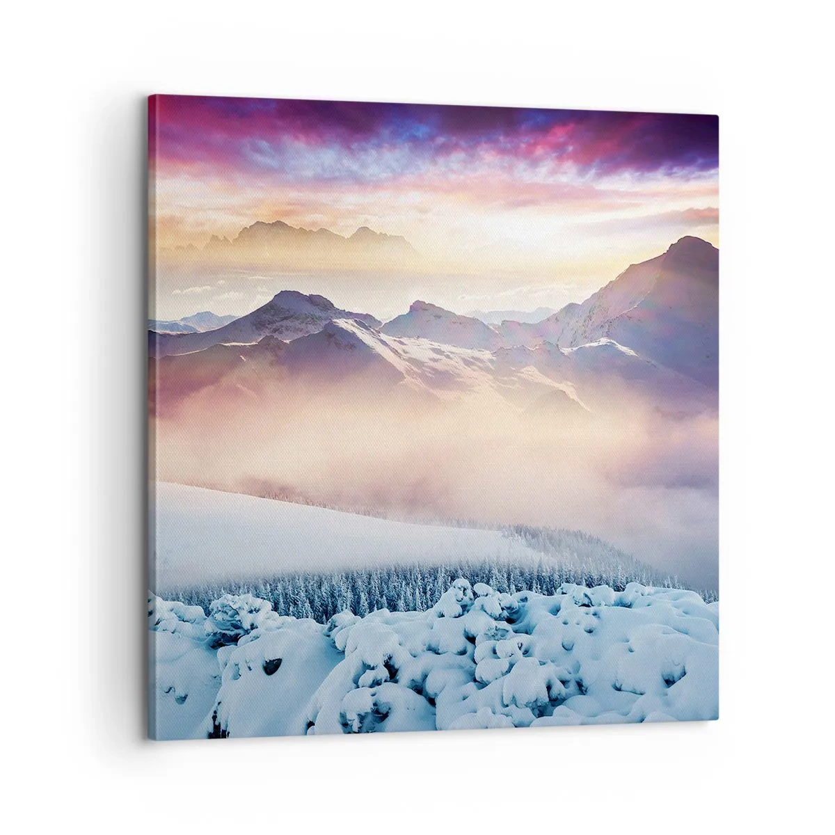 Canvas picture - Power and Purity of Nature - 60x60 cm