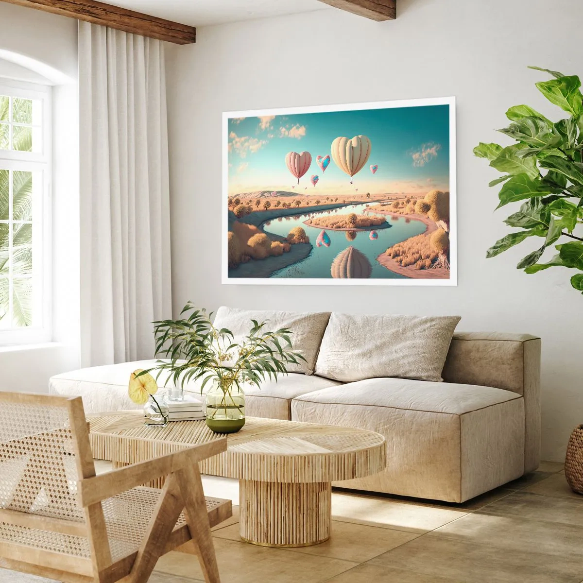 Poster - Love Lifts You up - 50x40 cm