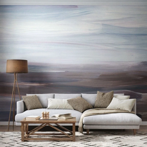 Photo Wallpaper Premium Canvas - Elements: Water - Paint, Piece, Minimalism - 250x175 cm