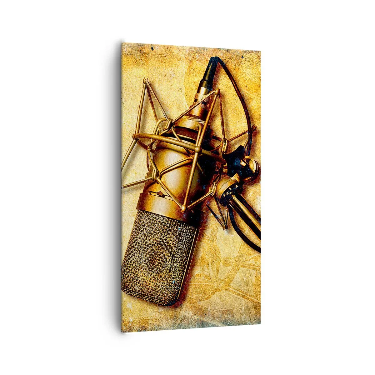 Canvas picture - Golden Years of the Radio - 65x120 cm