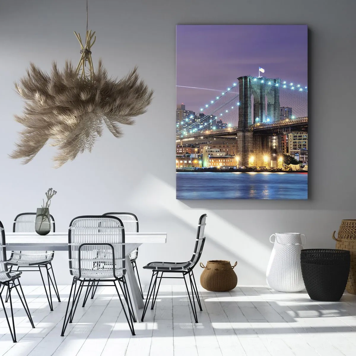 Canvas picture - Brooklyn Bridge for Many Years Now - 80x120 cm