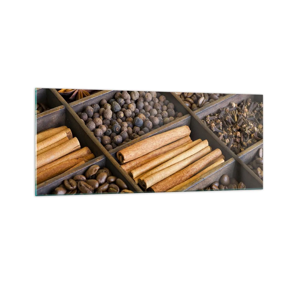 Glass picture - Treasury of Aromas - 100x40 cm